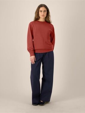 Stanley Stella Changer 2.0 SASU004 Earthy Red Classic Cotton Blend Crewneck XS